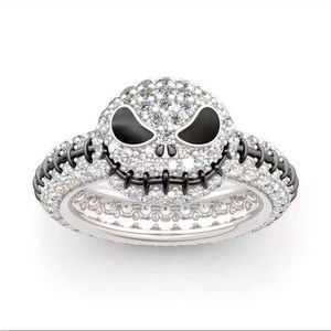 New Jack circle crystal ring The Nightmare Before Christmas